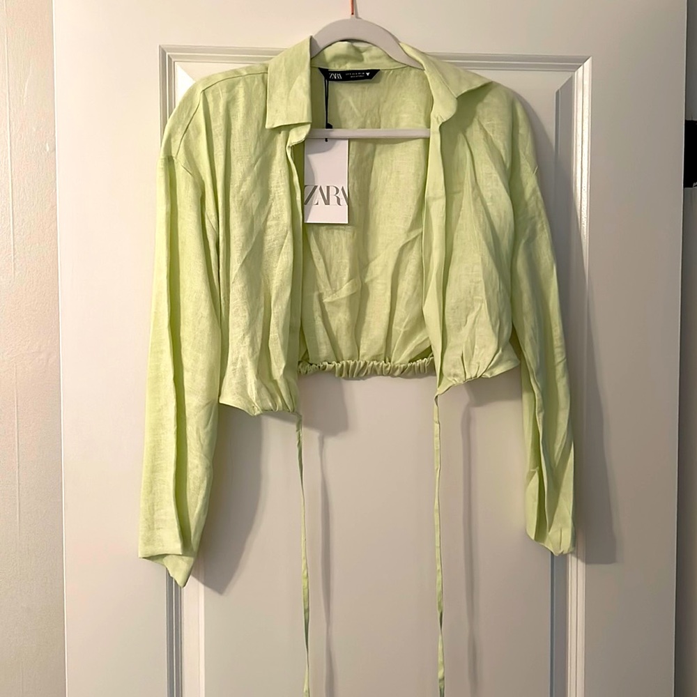 Zara crop top NWT